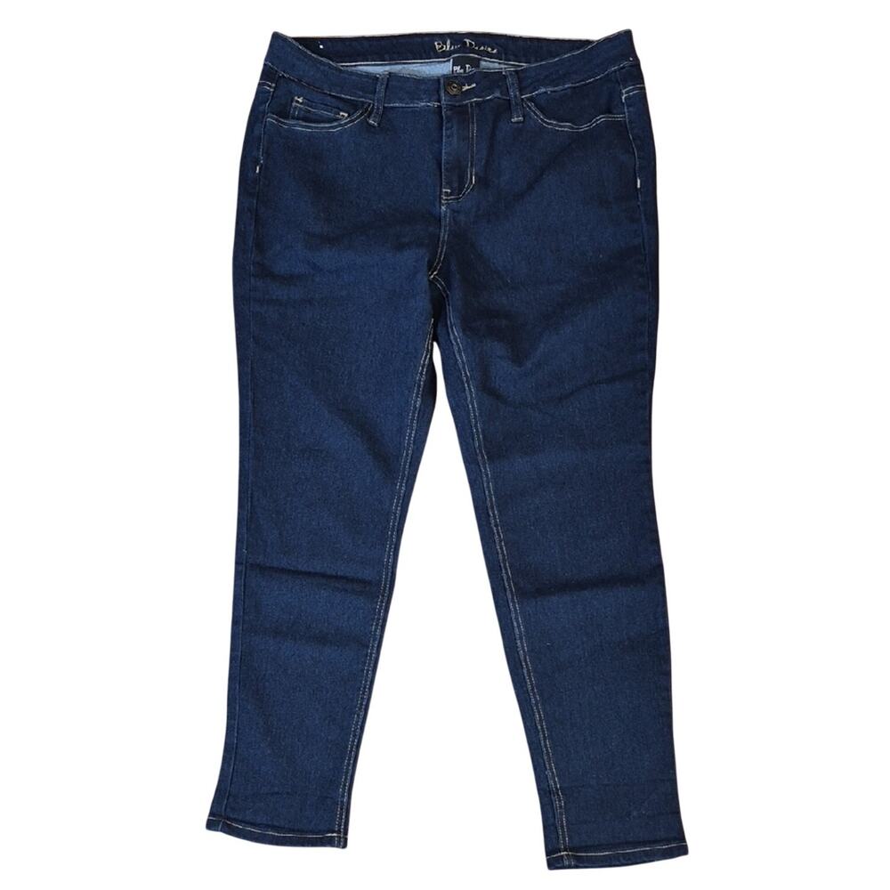 Blye Desire Women's Plus 14W Dark Blue Skinny Jeans